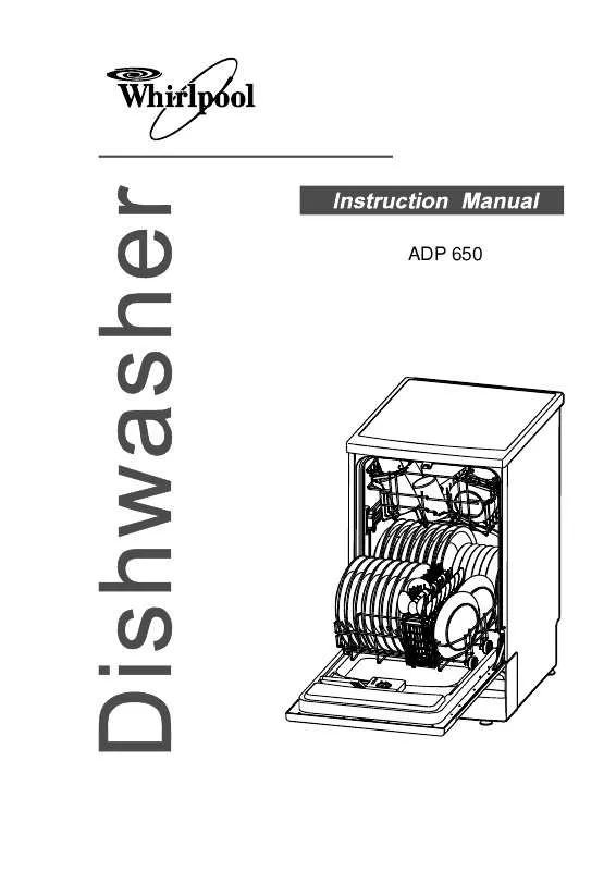 Mode d'emploi WHIRLPOOL ADP 650 WH