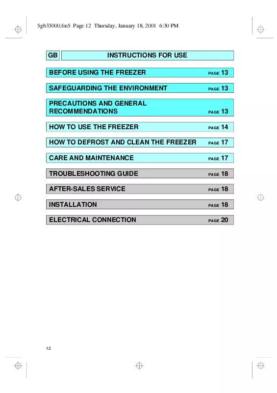 Mode d'emploi WHIRLPOOL AFE 590/H