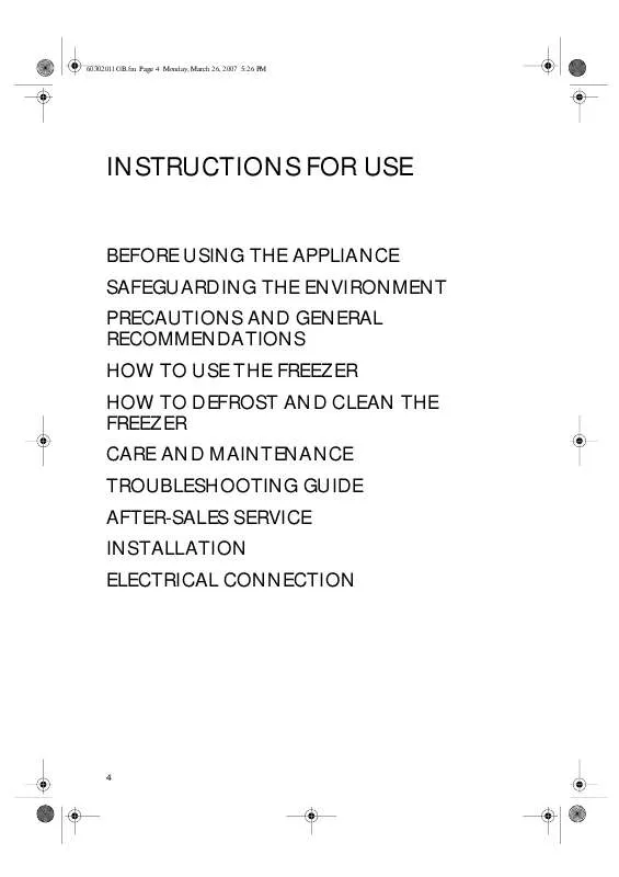 Mode d'emploi WHIRLPOOL AFG 737/G-T UPRIGHT FR