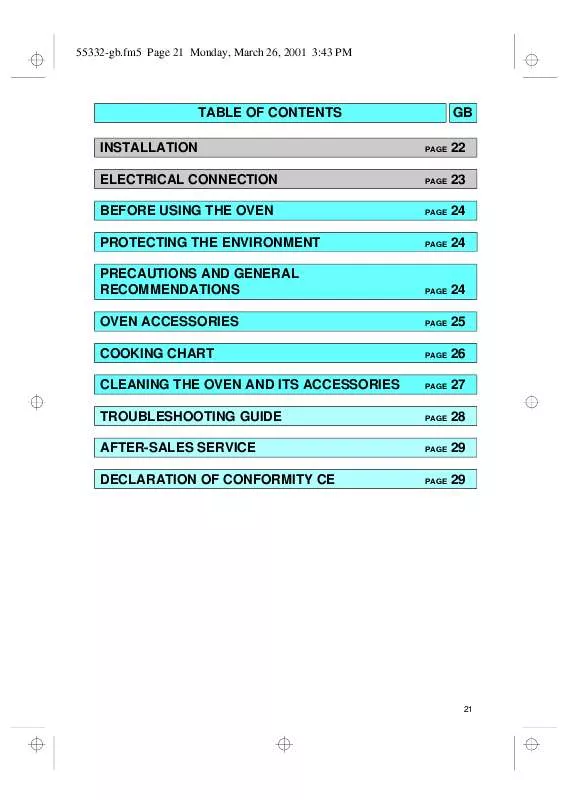 Mode d'emploi WHIRLPOOL AKF 801