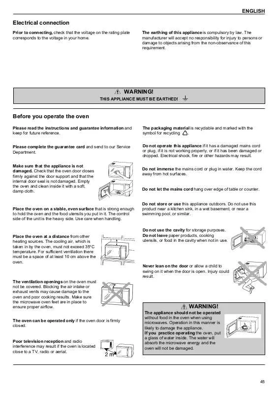 Mode d'emploi WHIRLPOOL AKL 536/WH