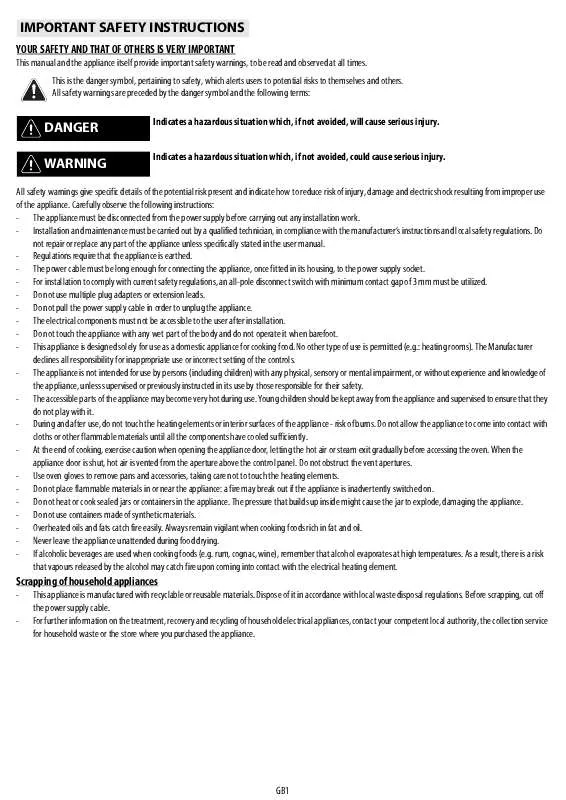 Mode d'emploi WHIRLPOOL AKP 204/IX