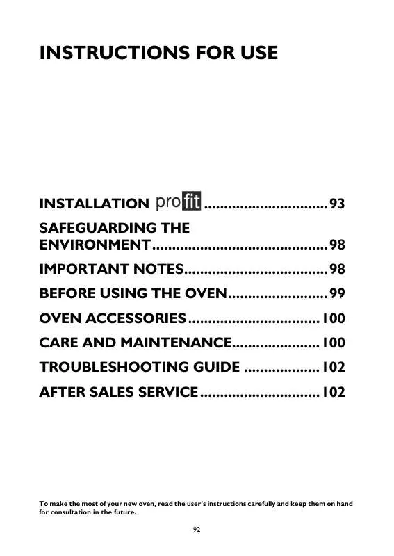 Mode d'emploi WHIRLPOOL AKP 309/WH/03