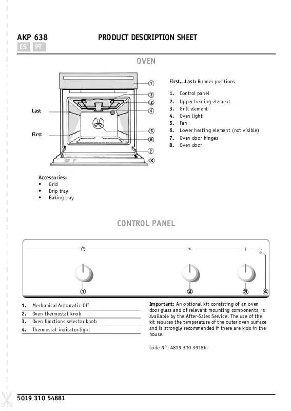 Mode d'emploi WHIRLPOOL AKP 638 WH