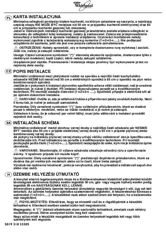 Mode d'emploi WHIRLPOOL AKR 968 IX