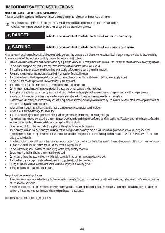 Mode d'emploi WHIRLPOOL AKR 995/1 IX