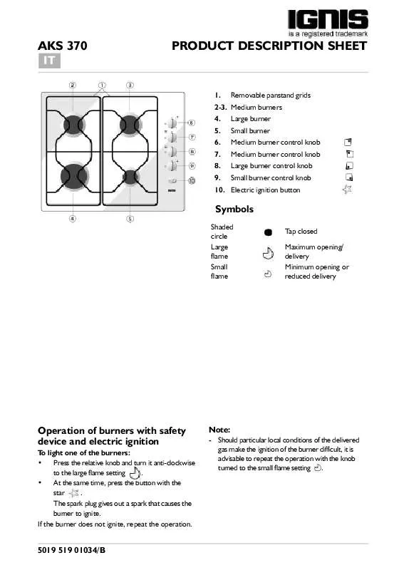 Mode d'emploi WHIRLPOOL AKS 370/WH