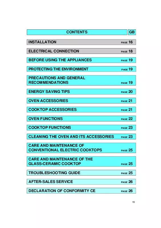 Mode d'emploi WHIRLPOOL AKZ 203