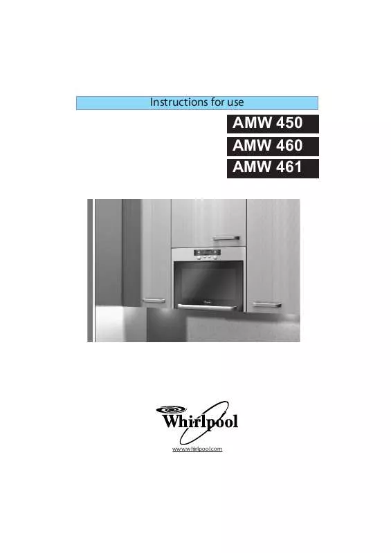 Mode d'emploi WHIRLPOOL AMW 450/1 AL