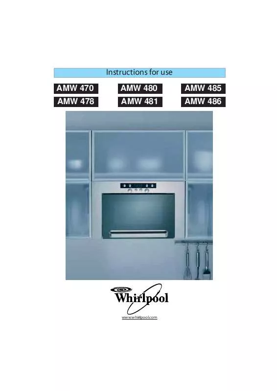 Mode d'emploi WHIRLPOOL AMW 470 WH