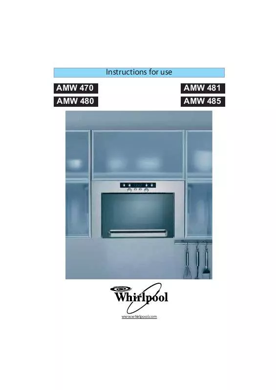 Mode d'emploi WHIRLPOOL AMW 480 IX