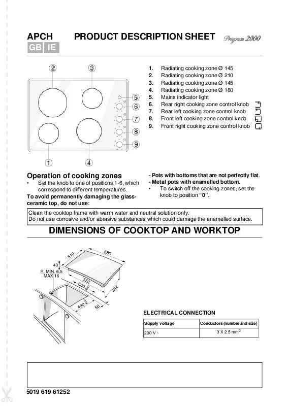 Mode d'emploi WHIRLPOOL APCH GR