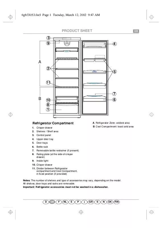 Mode d'emploi WHIRLPOOL ARC 1790/IX