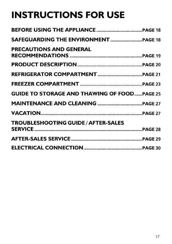 Mode d'emploi WHIRLPOOL ARC 4138