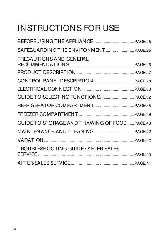 Mode d'emploi WHIRLPOOL ARC 4190/2/IX