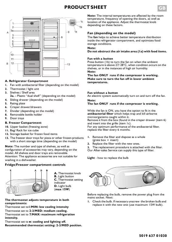 Mode d'emploi WHIRLPOOL ARC 5555