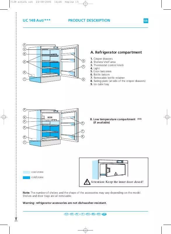 Mode d'emploi WHIRLPOOL ARG 580