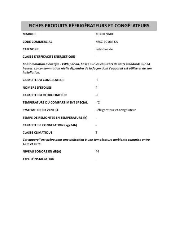 Mode d'emploi WHIRLPOOL ARG 645 A