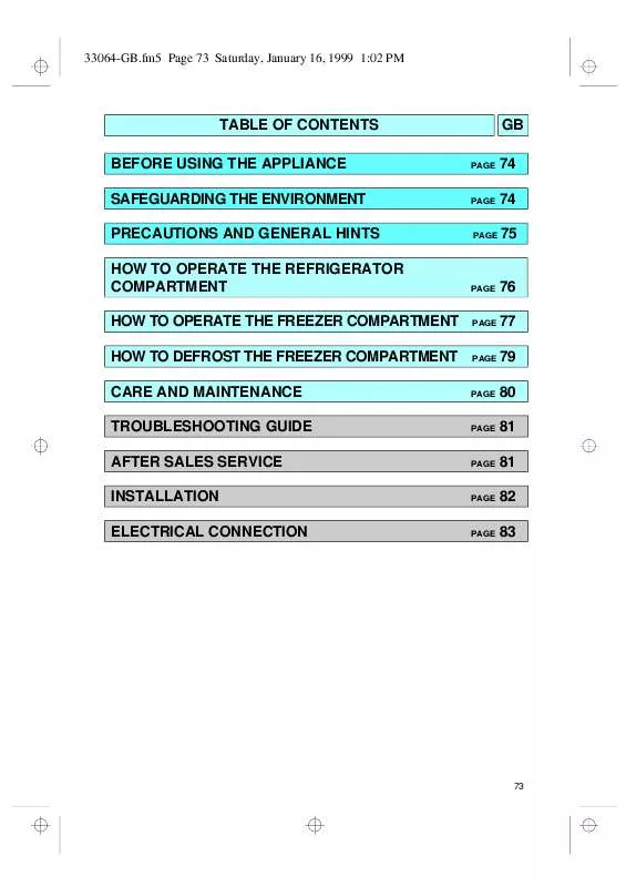 Mode d'emploi WHIRLPOOL ARL 650/H