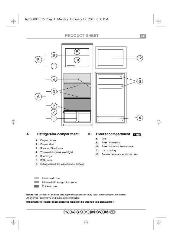 Mode d'emploi WHIRLPOOL ARL 846/G