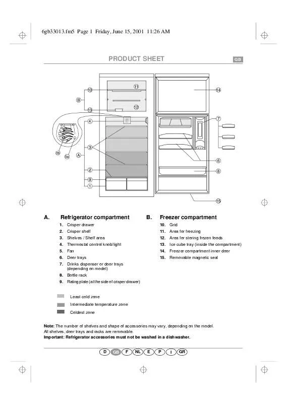 Mode d'emploi WHIRLPOOL ART 9730/H/PB