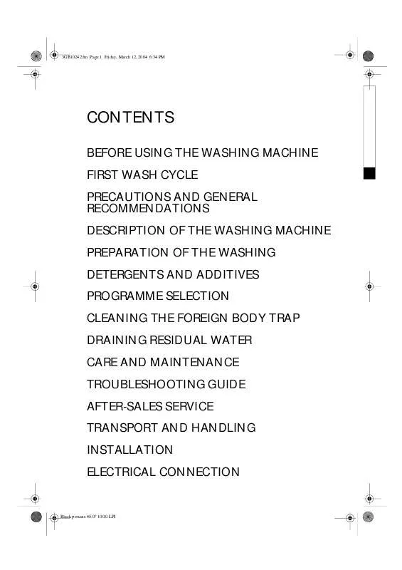 Mode d'emploi WHIRLPOOL AWA 6122