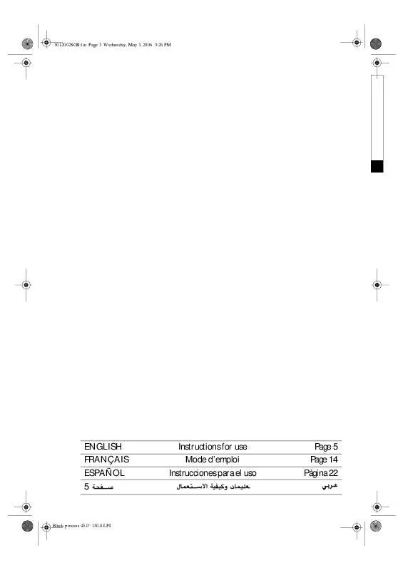 Mode d'emploi WHIRLPOOL AWG 266