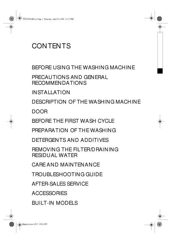 Mode d'emploi WHIRLPOOL AWG 400 WP