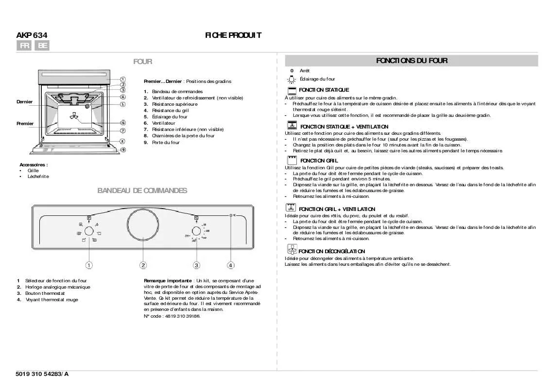 Mode d'emploi WHIRLPOOL AWG 5124C