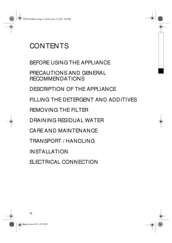 Mode d'emploi WHIRLPOOL AWG 860/D