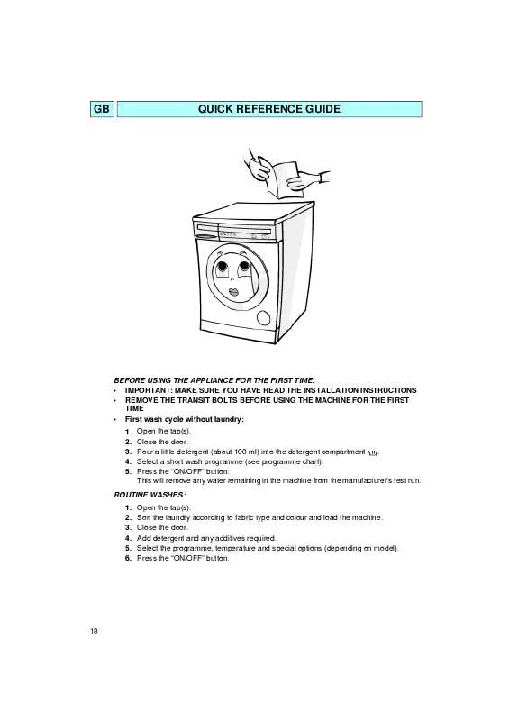 Mode d'emploi WHIRLPOOL AWM 270/3