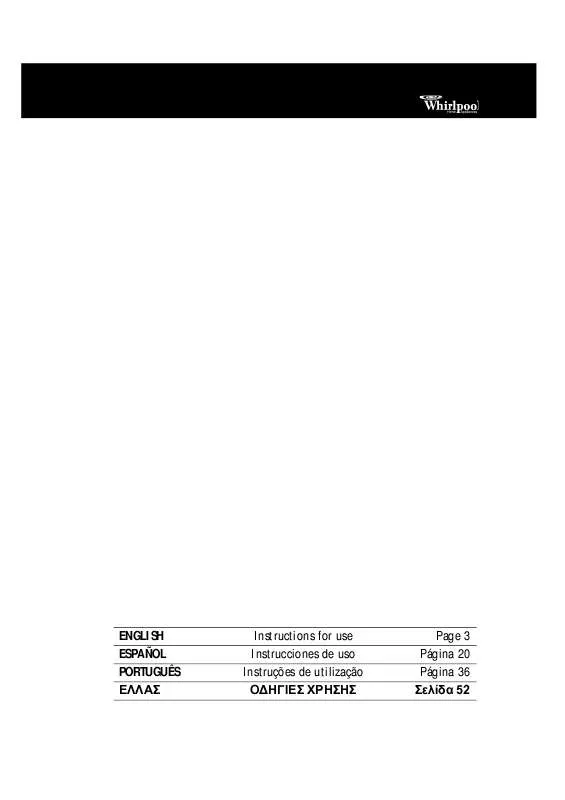 Mode d'emploi WHIRLPOOL AWM 5043