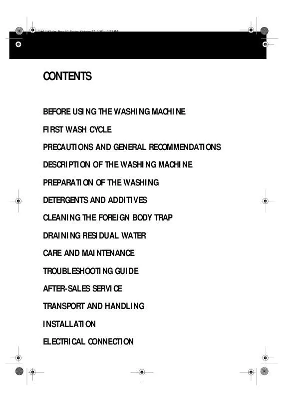 Mode d'emploi WHIRLPOOL AWM 6010