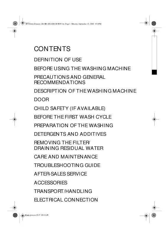 Mode d'emploi WHIRLPOOL AWO/D 1009 EX