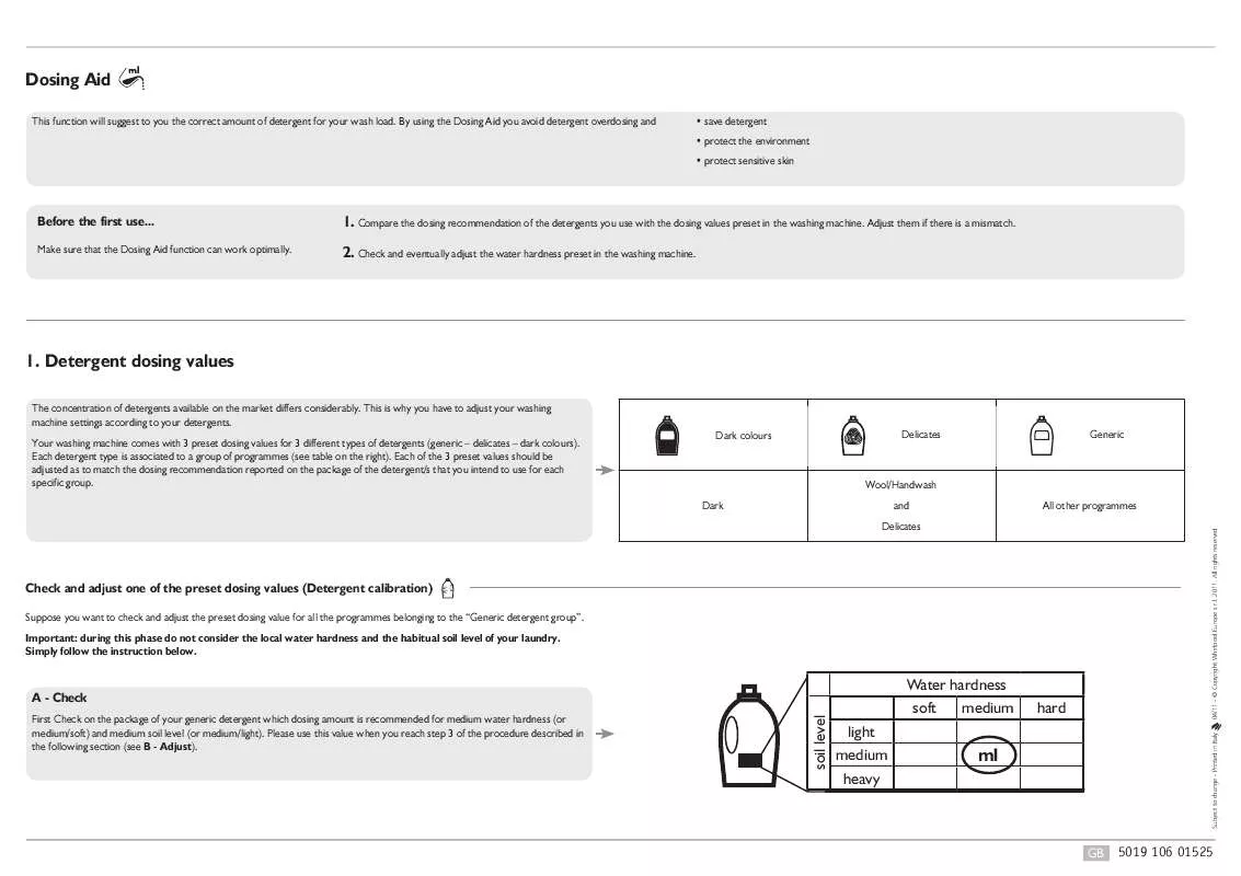 Mode d'emploi WHIRLPOOL AWOE SM1212 S