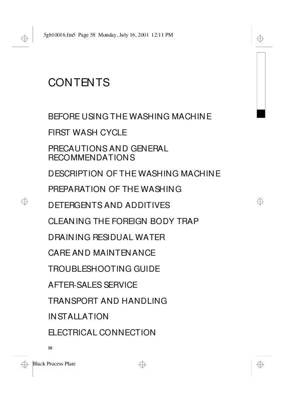 Mode d'emploi WHIRLPOOL AWV 516