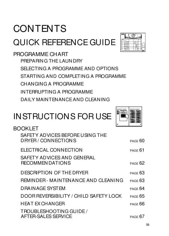 Mode d'emploi WHIRLPOOL AWZ 6460