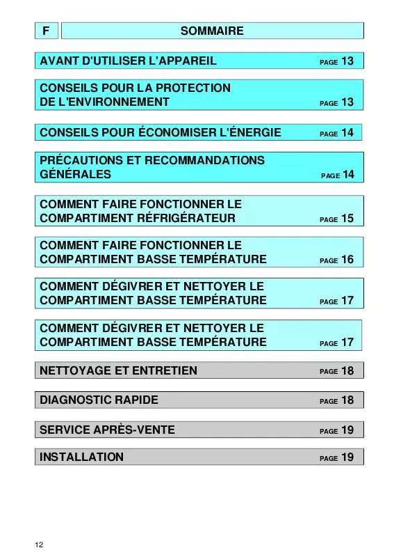 Mode d'emploi WHIRLPOOL AWZ 9994