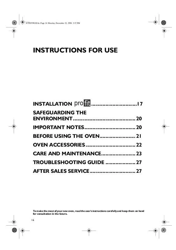 Mode d'emploi WHIRLPOOL BLPE 6100 IN