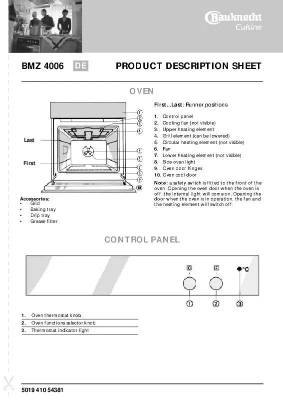 Mode d'emploi WHIRLPOOL BMZ 4006 BR