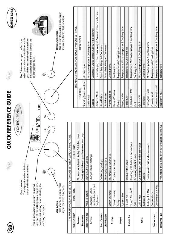 Mode d'emploi WHIRLPOOL DMCG 6245 IN