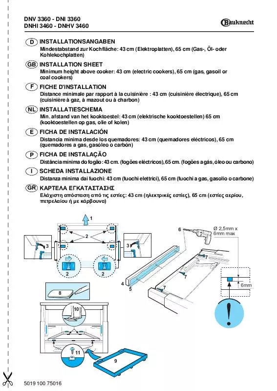 Mode d'emploi WHIRLPOOL DNI 3360 (GB)