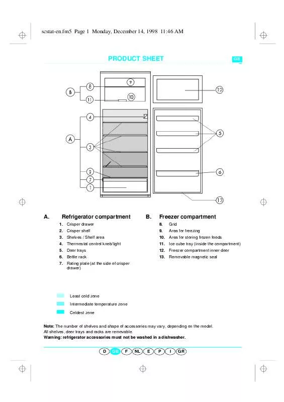 Mode d'emploi WHIRLPOOL DP 6320