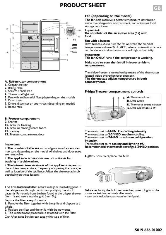 Mode d'emploi WHIRLPOOL DPA 39