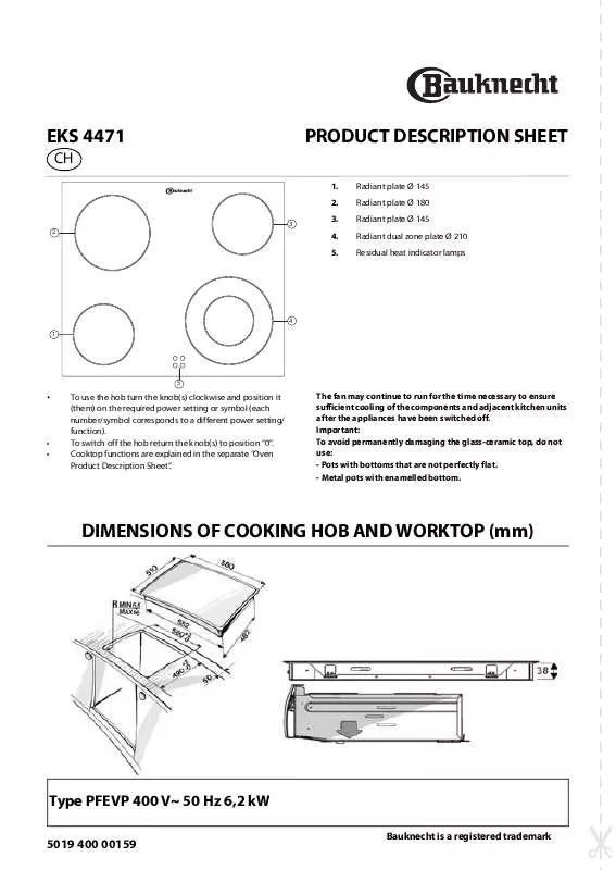 Mode d'emploi WHIRLPOOL EKS 4471 IN