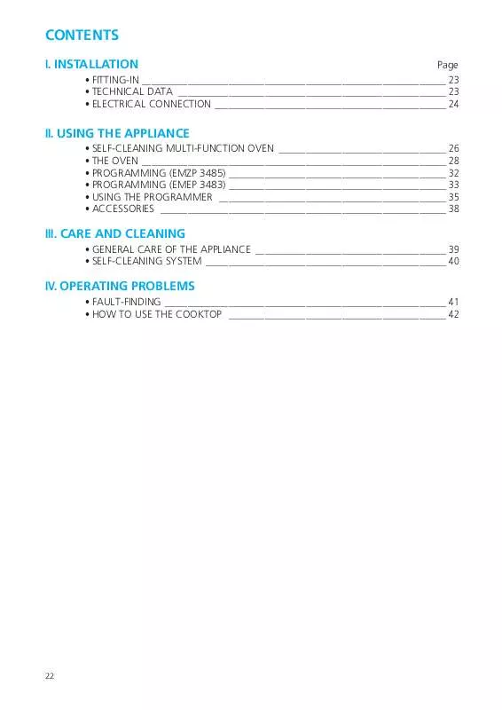 Mode d'emploi WHIRLPOOL EMZP 3485 SW