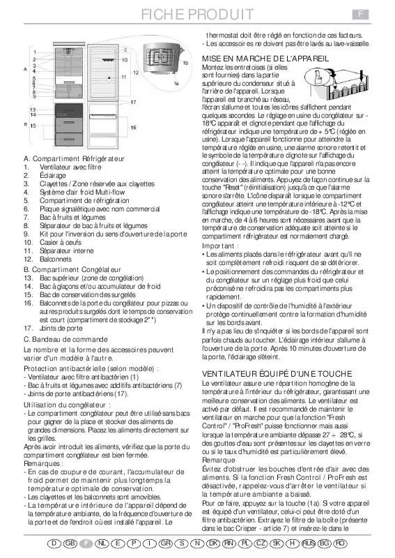 Mode d'emploi WHIRLPOOL ESZ 5464 WS