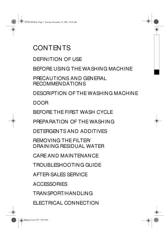 Mode d'emploi WHIRLPOOL EXTRA Q66