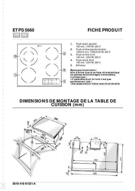 Mode d'emploi WHIRLPOOL FL 242