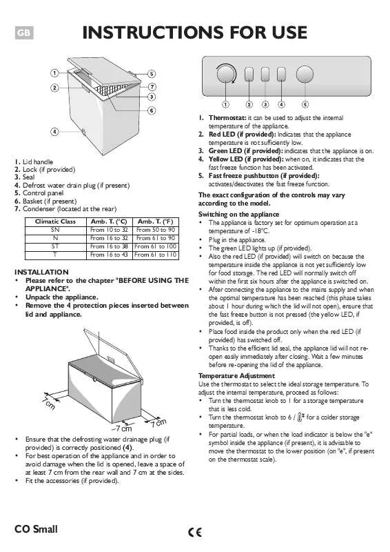 Mode d'emploi WHIRLPOOL FRCE 3705/A/1